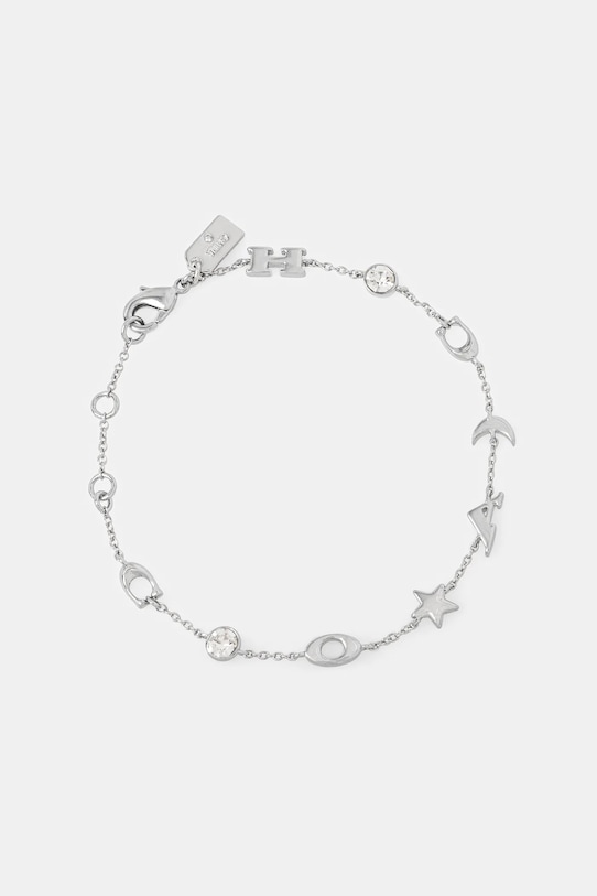 Náramek Coach Planet friendly stříbrná 518471