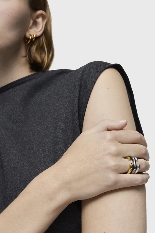 Tous pierścionek ze srebra pokrytego złotem 1004239110 złoty