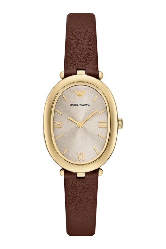 Часовник Emporio Armani кафяв AR11708