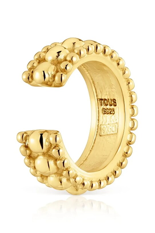 Accesorii Tous cercel din argint placat cu aur 1004096200 argintiu