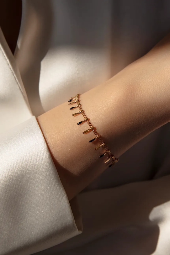 Lilou brățară placată cu aur 248/160/BRA/NO2/CZA/PO aur AA00