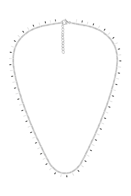 Lilou colier placat cu argint 248/400/LAN/NO2/CZA/SR argintiu AA00