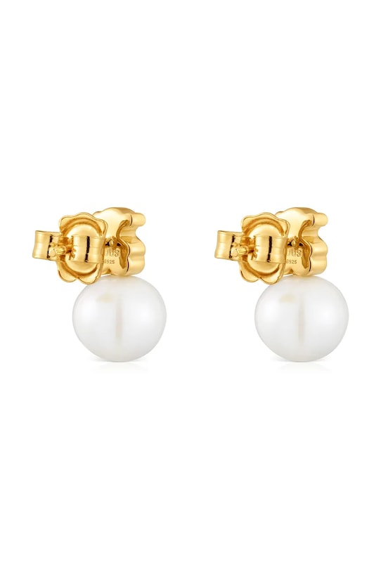 Accesorii Tous cercei din argint placat cu aur 1004277700 aur