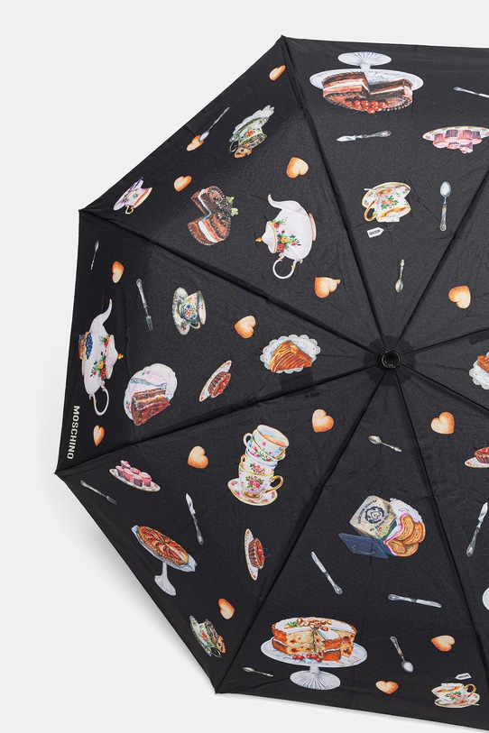 Akcesoria Moschino parasol 8953.openclose czarny