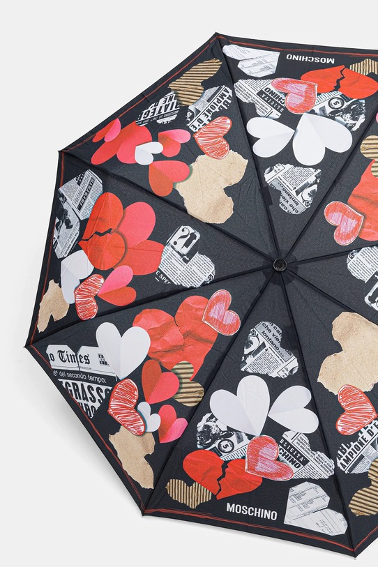 Akcesoria Moschino parasol 8946.openclose czarny