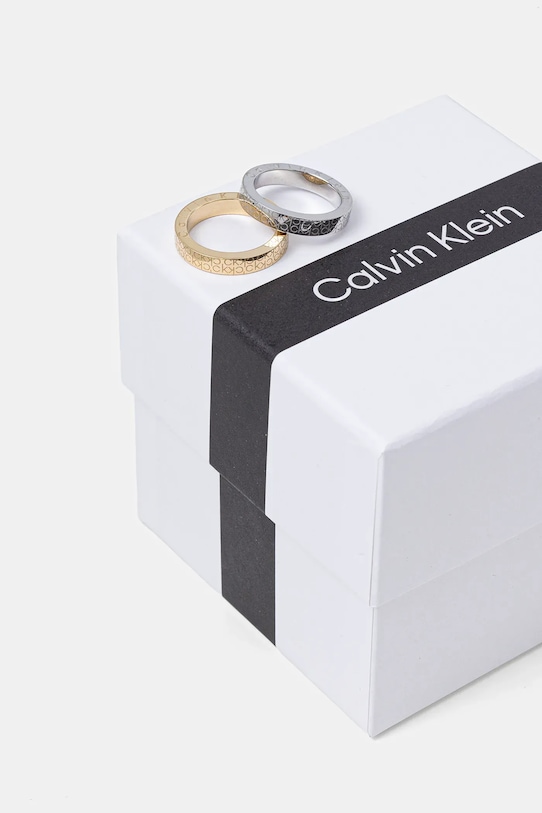 Doplnky Prsteň Calvin Klein 2-pak 35000444D zlatá