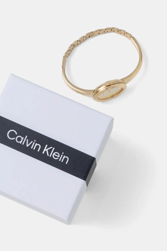 Akcesoria Calvin Klein zegarek 25100056 złoty