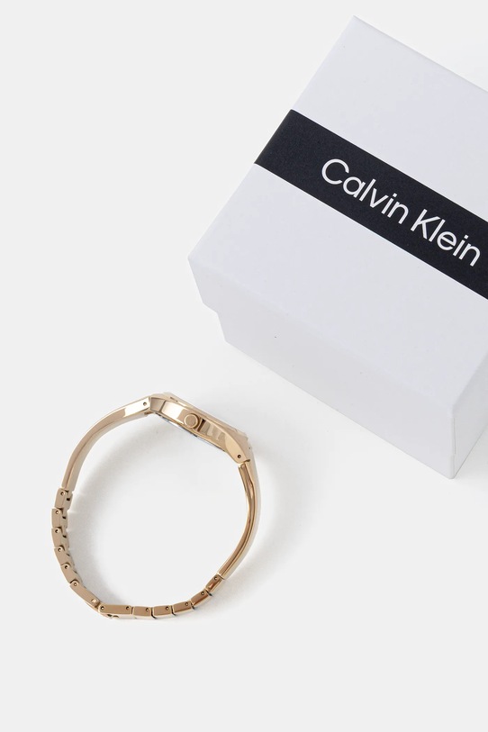 Akcesoria Calvin Klein zegarek 25200235 złoty