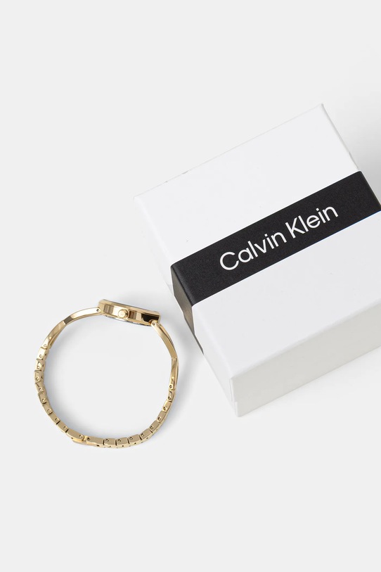 Akcesoria Calvin Klein zegarek 25100059 złoty