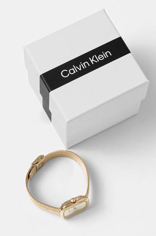 Akcesoria Calvin Klein zegarek 25100099 złoty