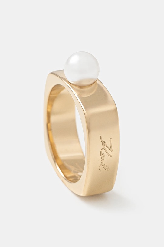 Karl Lagerfeld pierścionek KLAYR16016 złoty AA00