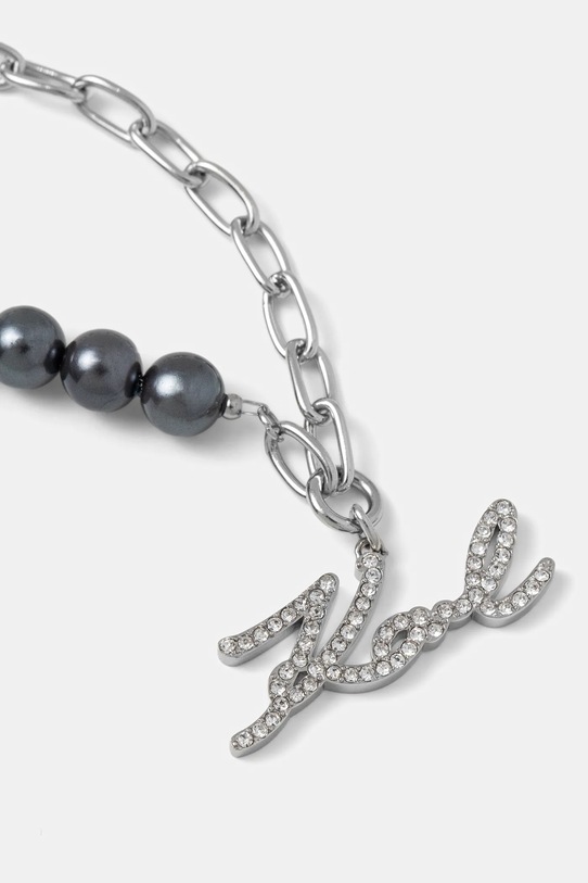 Karl Lagerfeld naszyjnik KLAYR02 srebrny AA00