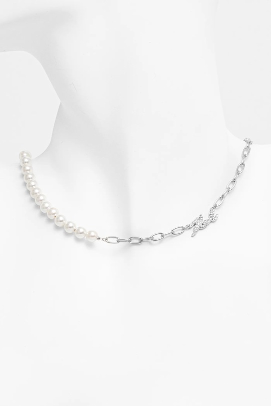 Akcesoria Karl Lagerfeld naszyjnik KLAYR03 srebrny