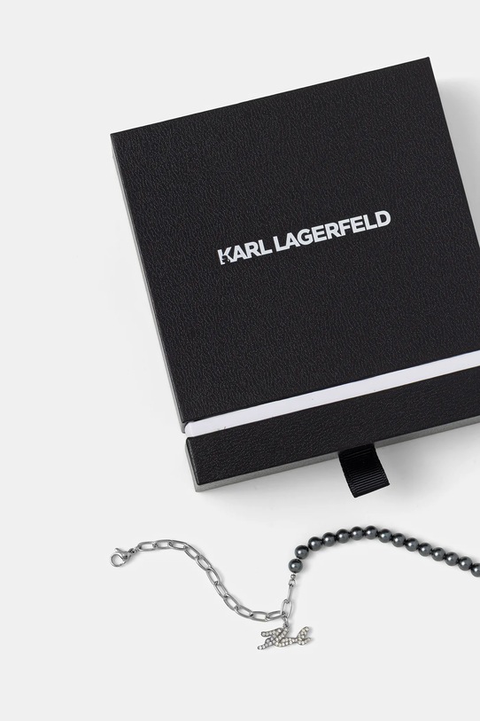 Akcesoria Karl Lagerfeld bransoletka KLAYR10 srebrny