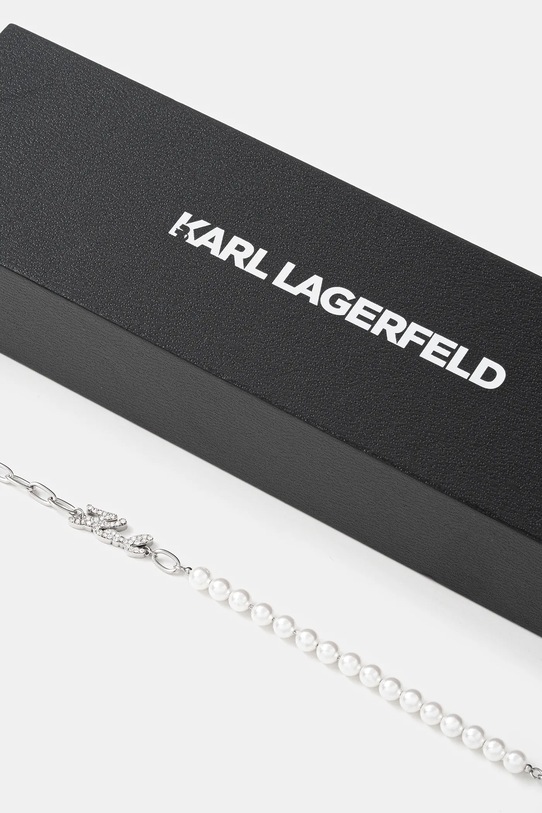 Akcesoria Karl Lagerfeld bransoletka KLAYR08 srebrny