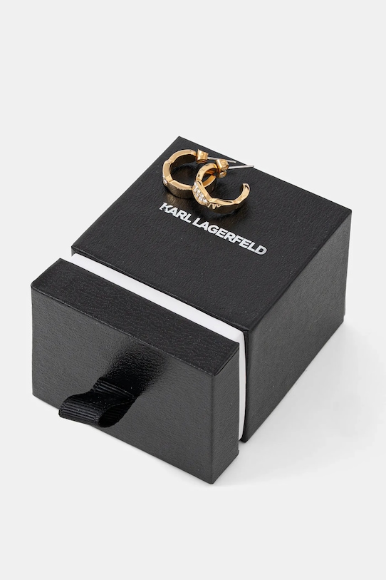Karl Lagerfeld kolczyki złoty KLAYC61