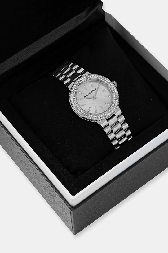 Akcesoria Karl Lagerfeld zegarek R0553104502 srebrny