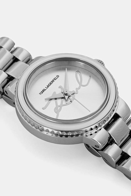 Akcesoria Karl Lagerfeld zegarek R0553104509 srebrny