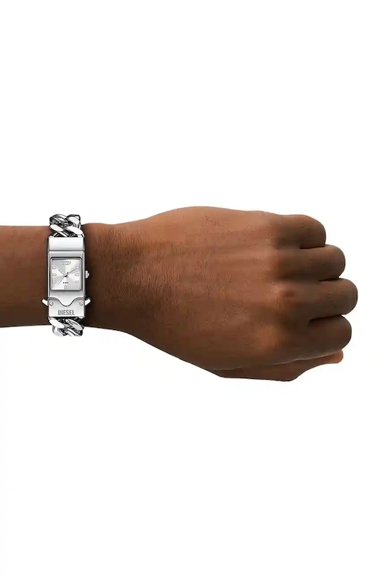 Diesel zegarek srebrny DZ2225