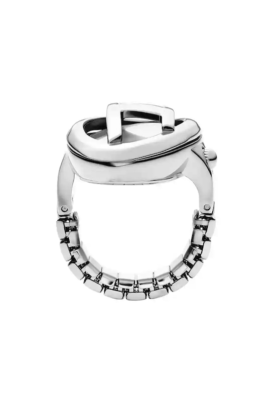 Akcesoria Diesel zegarek D-Era Watch Ring DZ5623 srebrny