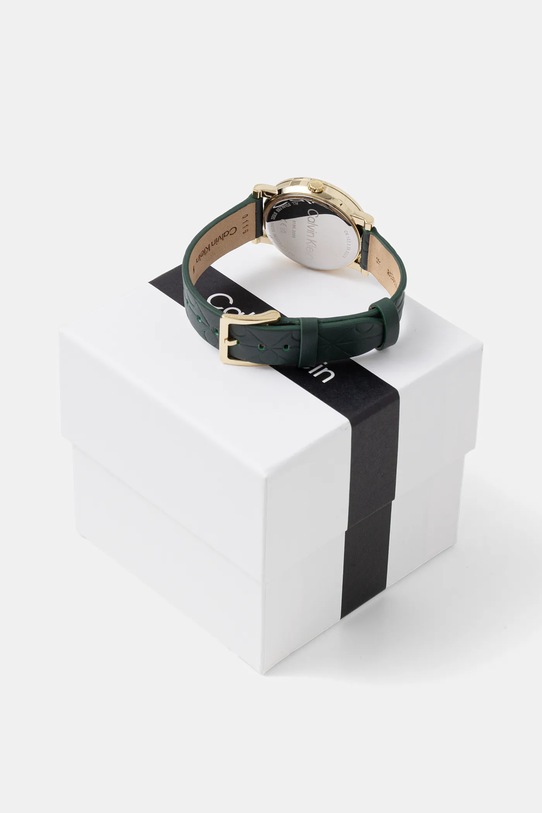 Akcesoria Calvin Klein zegarek 25100129 zielony