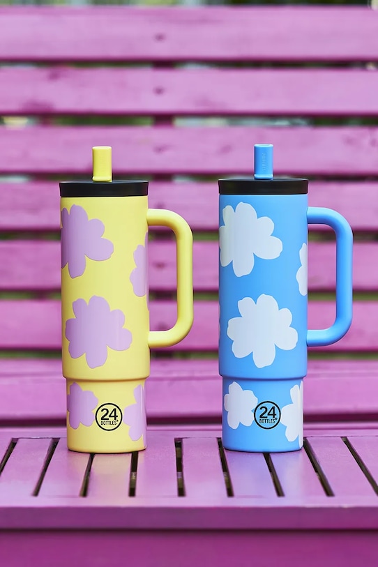 Akcesoria 24bottles kubek termiczny Straw 800ml Blue Straw.800.Blue niebieski