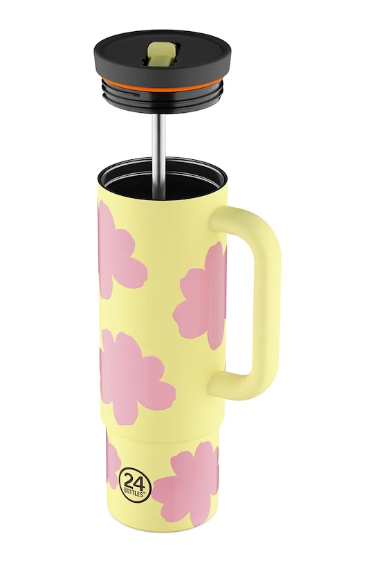 24bottles kubek termiczny Straw 800ml Yellow Straw.800.Yellow żółty AA00