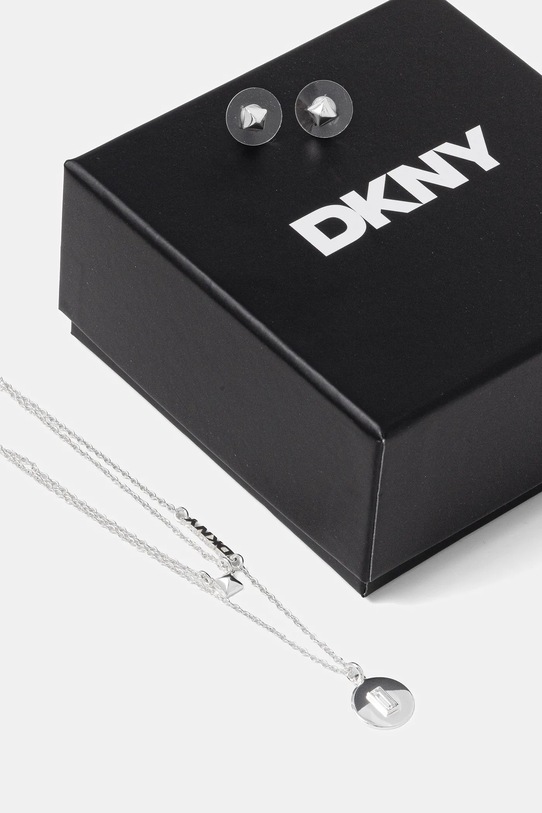 Dkny naszyjnik i kolczyki srebrny 04S00104