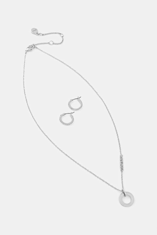 Dkny naszyjnik i kolczyki Gift Box srebrny 04S00102