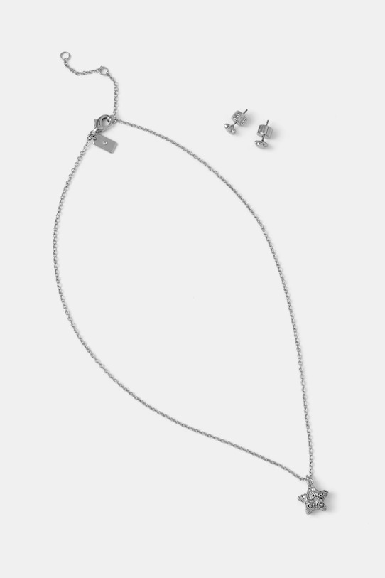 Coach komplet biżuterii w pudełku prezentowym srebrny 37541361RHO111