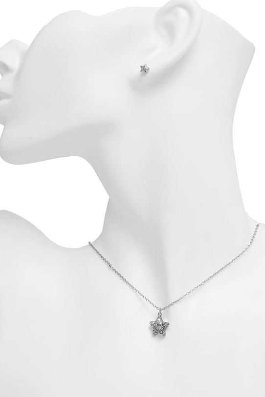 Coach komplet biżuterii w pudełku prezentowym srebrny 37541361RHO111