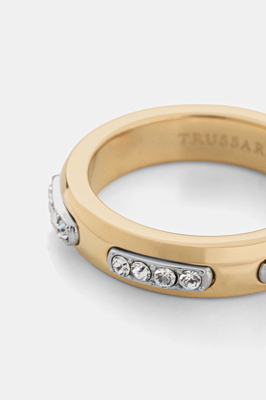 Trussardi pierścionek TJAYY110 złoty AA00