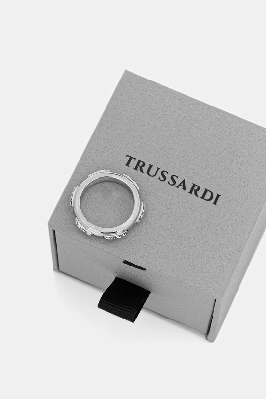 Akcesoria Trussardi pierścionek TJAYY130 srebrny