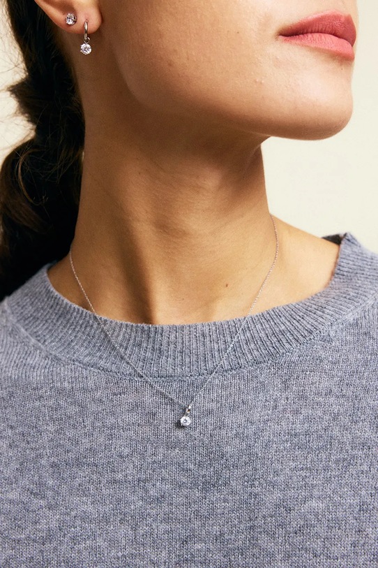 Ogrlica EDBLAD Crown 126877 srebrna