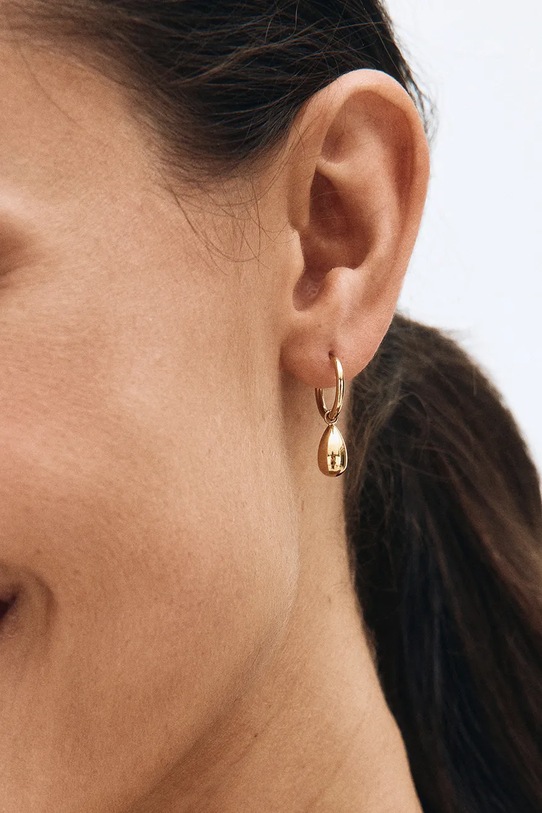 EDBLAD kolczyki pozłacane Drop Mini złoty 130605