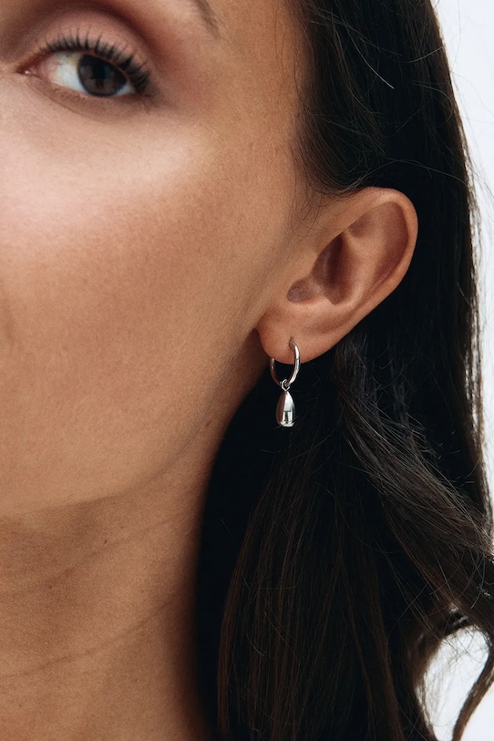 EDBLAD kolczyki Drop Mini srebrny 130606