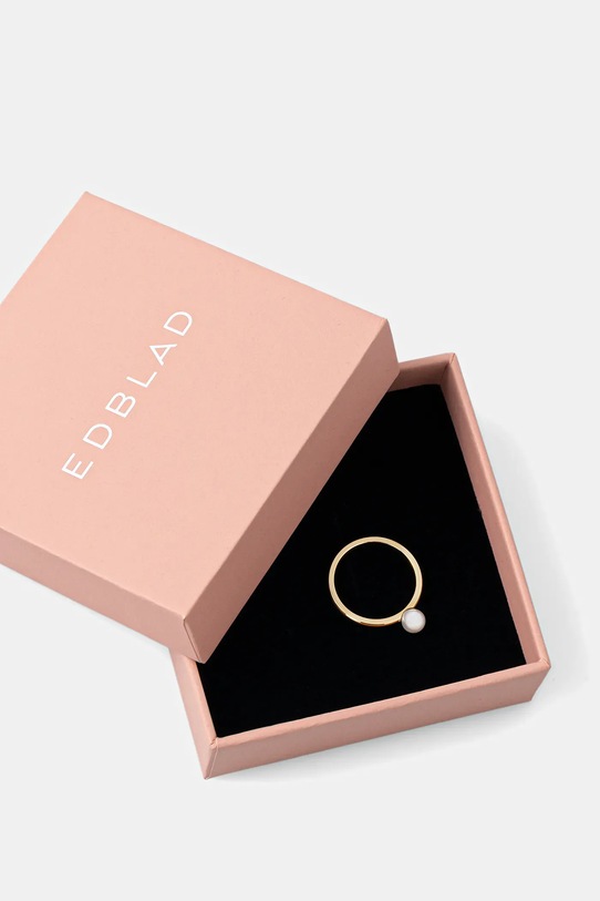 Akcesoria EDBLAD pierścionek pozłacany Lilian 126734 złoty