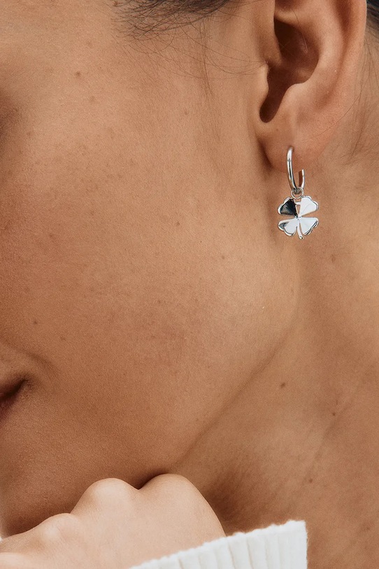 EDBLAD kolczyki Lucky srebrny 130043