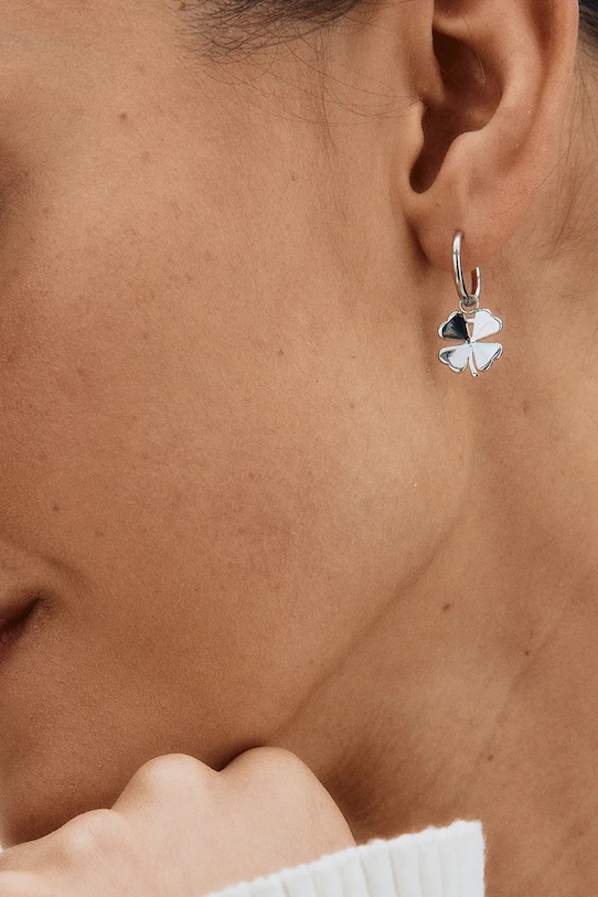 EDBLAD kolczyki Lucky srebrny 130043