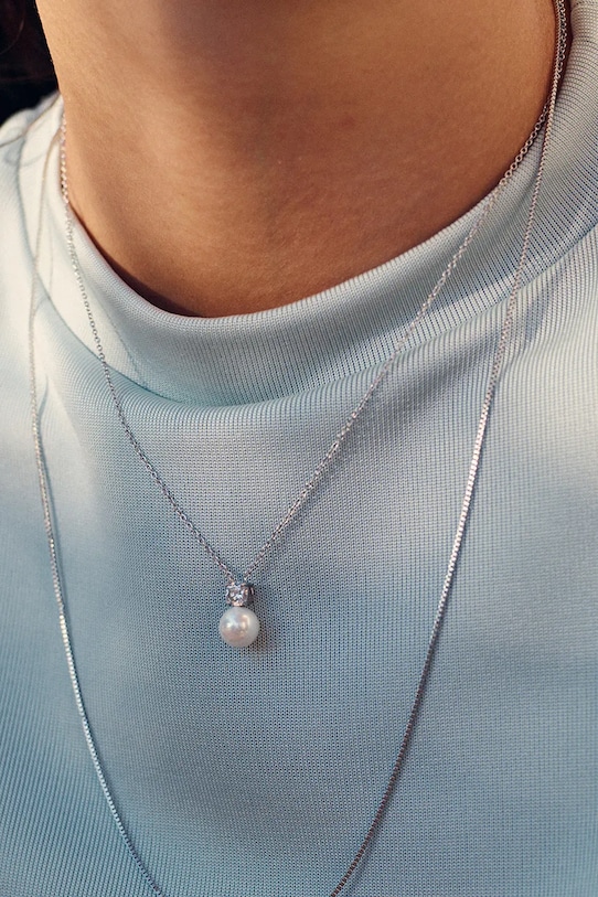 Κολιέ EDBLAD Luna 123873 ασημί