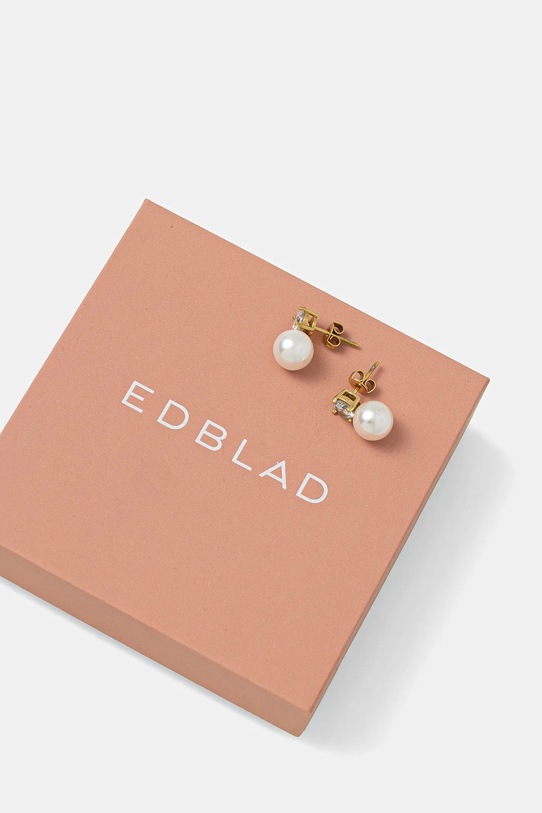 Αξεσουάρ Επιχρυσωμένα σκουλαρίκια EDBLAD Luna 123868 λευκό