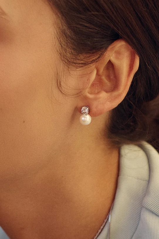 Náušnice EDBLAD Luna strieborná 123869