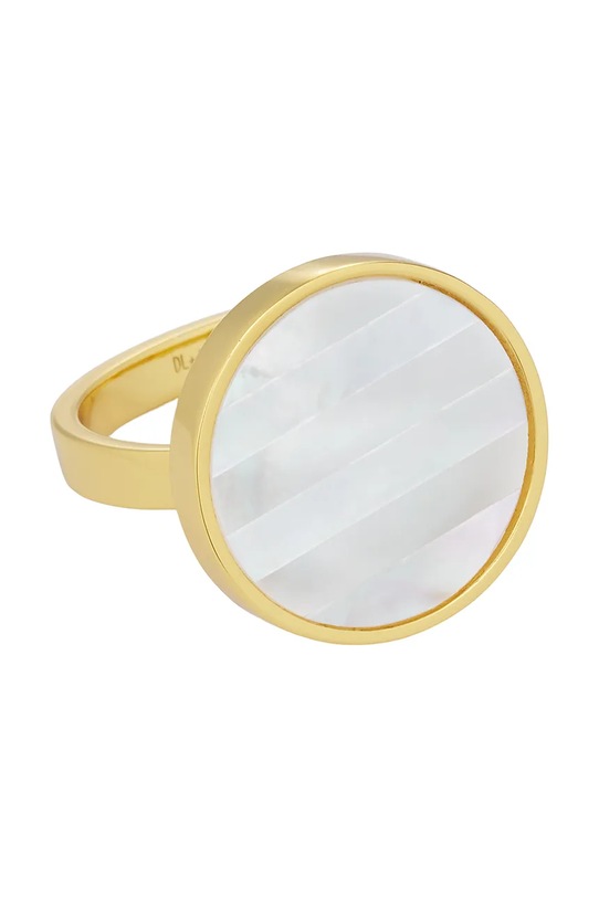 Серебряное кольцо с позолотой Design Letters серебро золотой 90605001PEARL