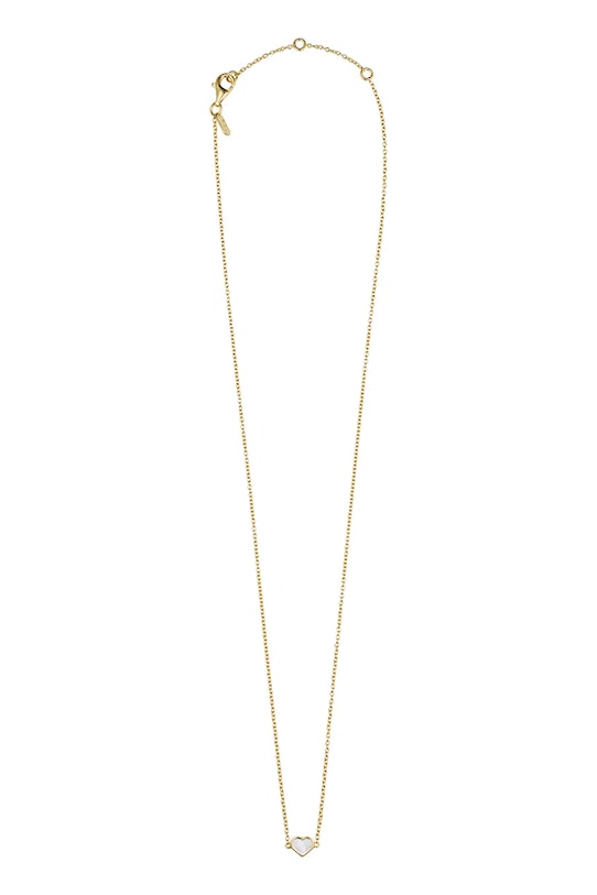 Design Letters naszyjnik ze srebra pokrytego złotem srebro złoty 90304018PEARL