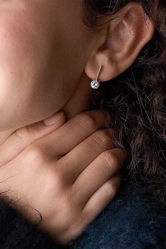 Doplnky Náušnice Fossil JF04897710 zlatá