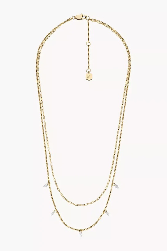 Fossil naszyjnik JF04894710 złoty AA00