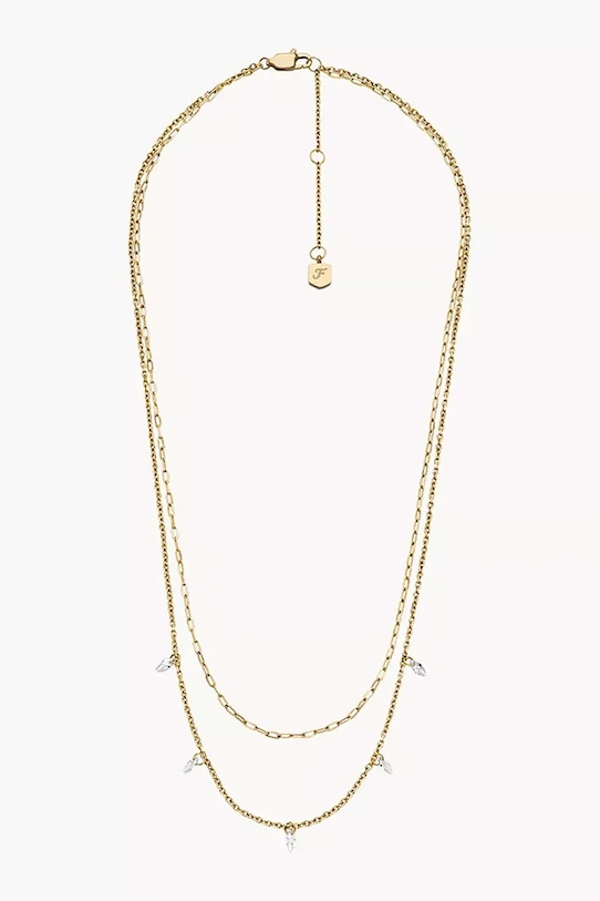 Fossil naszyjnik JF04894710 złoty AA00