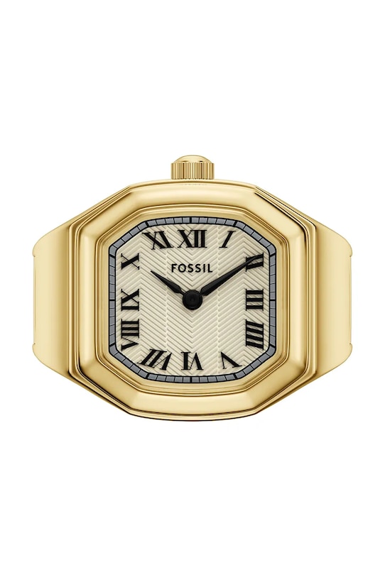 Fossil pierścionek z zegarkiem ES5446 złoty AA00