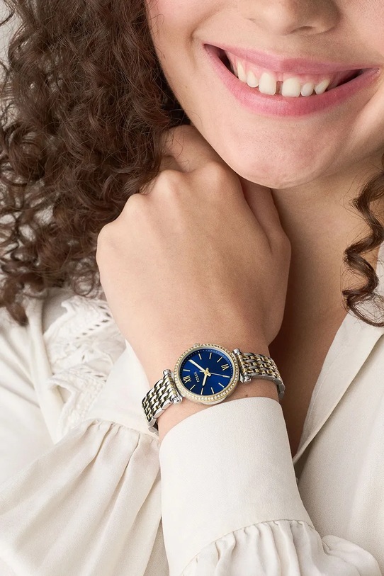 Fossil zegarek srebrny ES5438