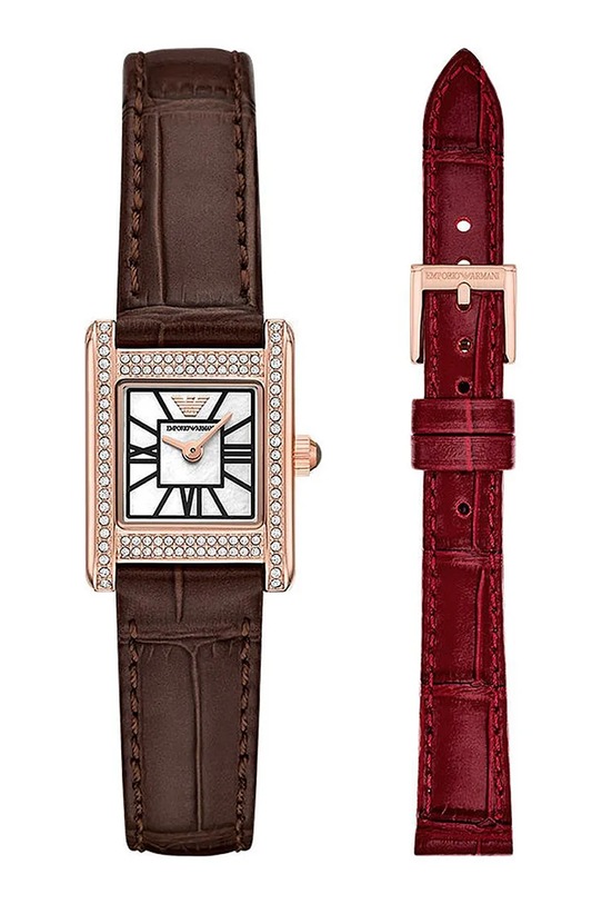 Emporio Armani zegarek złoty AR80083SET